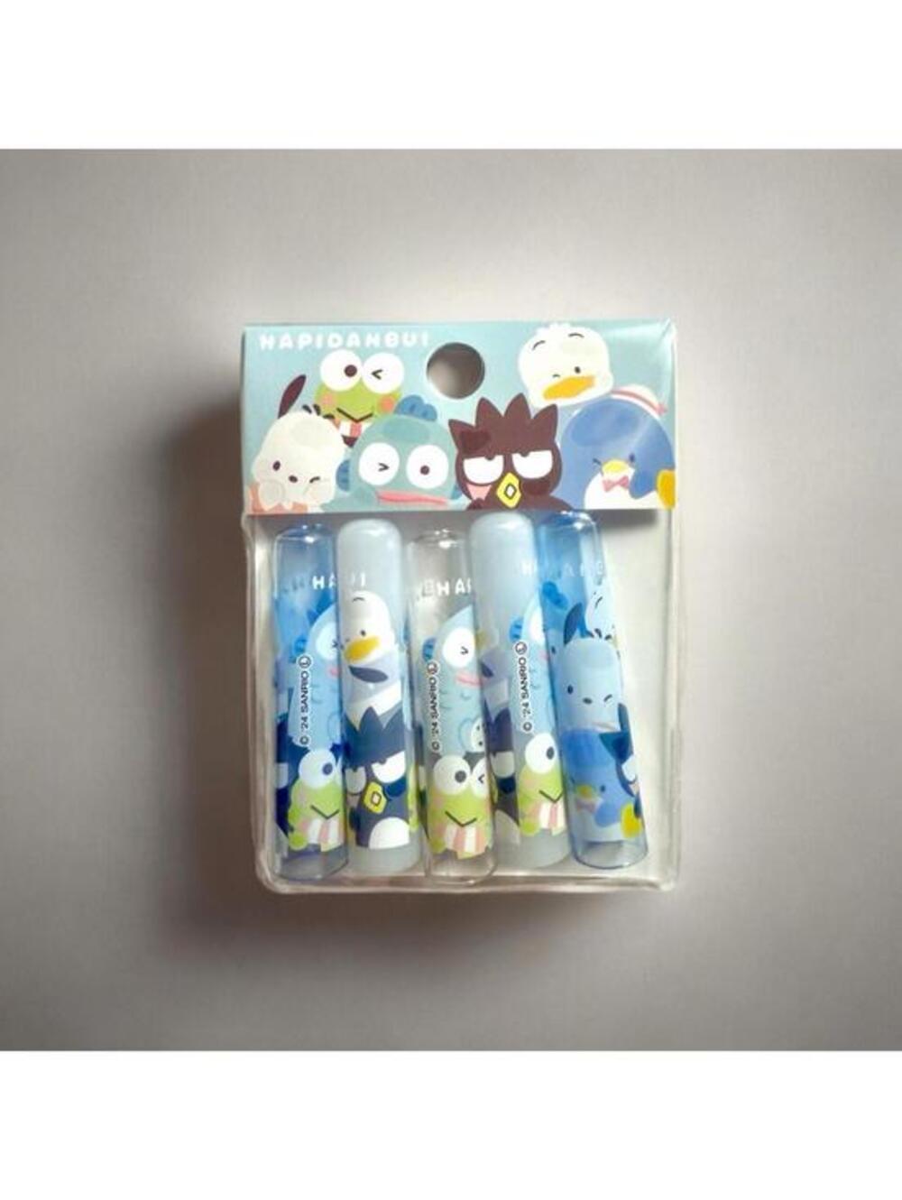 Sanrio Pencil Caps, Hapudanbui - Pochacco Hangyodon Tuxedo Sam Pekkle NWT